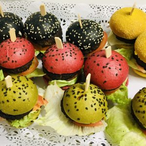 farbige Burger