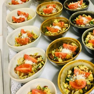 mediterraner Pastasalat - vegetarisch